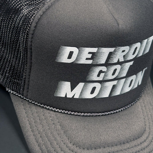 DETROIT GOT MOTION™ – TRUCKER HAT (Gray)