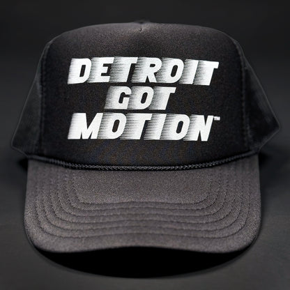 DETROIT GOT MOTION™ - TRUCKER HAT (Black)