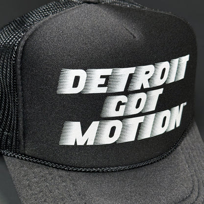 DETROIT GOT MOTION™ - TRUCKER HAT (Black)