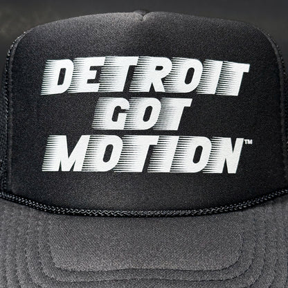 DETROIT GOT MOTION™ - TRUCKER HAT (Black)